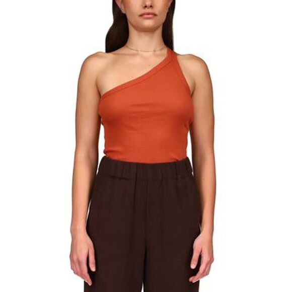 Sanctuary Hot Shot One Shoulder Tank In Earth - L - Picture 2 of 3